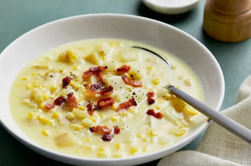 White-Cheddar Corn Chowder