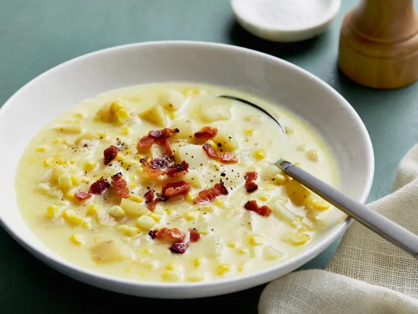 White-Cheddar Corn Chowder- Whole Living Eat Well