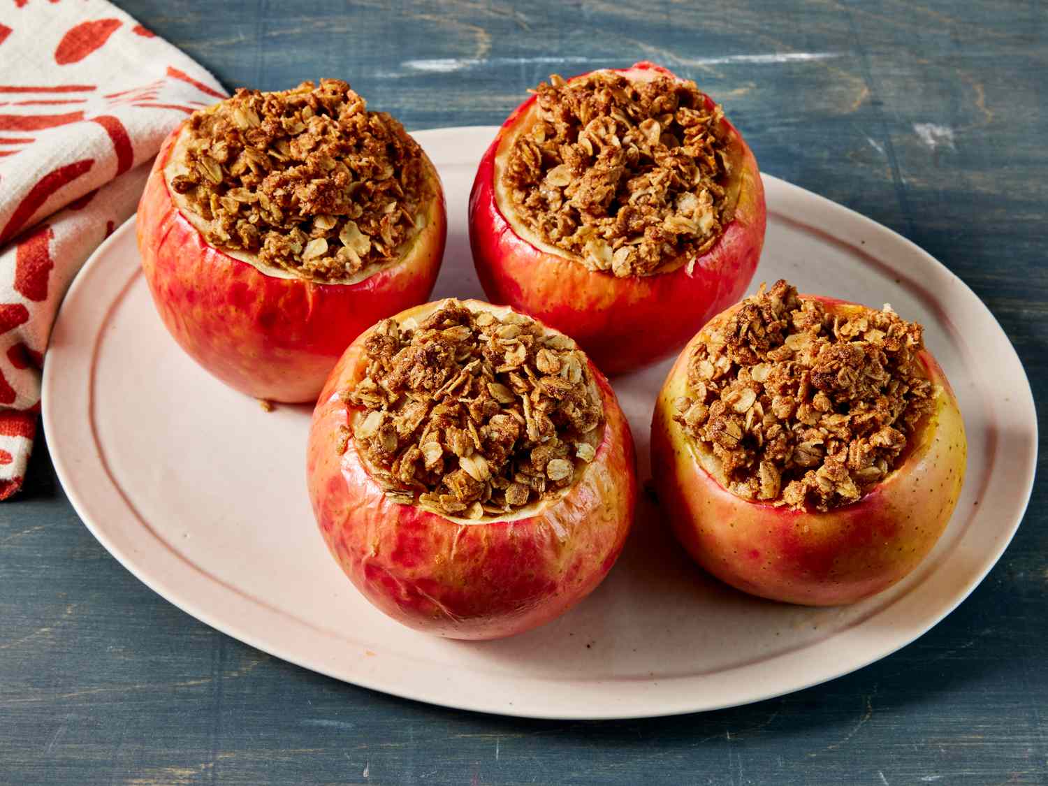 Cinnamon Poached Apples with Toasted Walnuts – Whole Living Eat Well