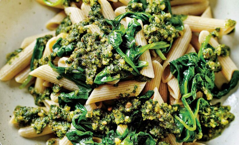 Spinach Pesto with Whole-Wheat Pasta – Whole Living Eat Well