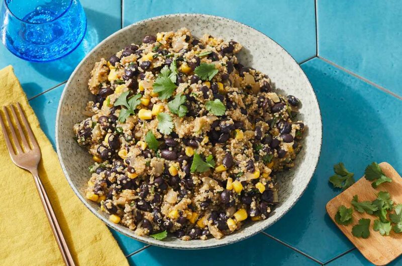 Millet Bowl with Black Beans and Vegetables