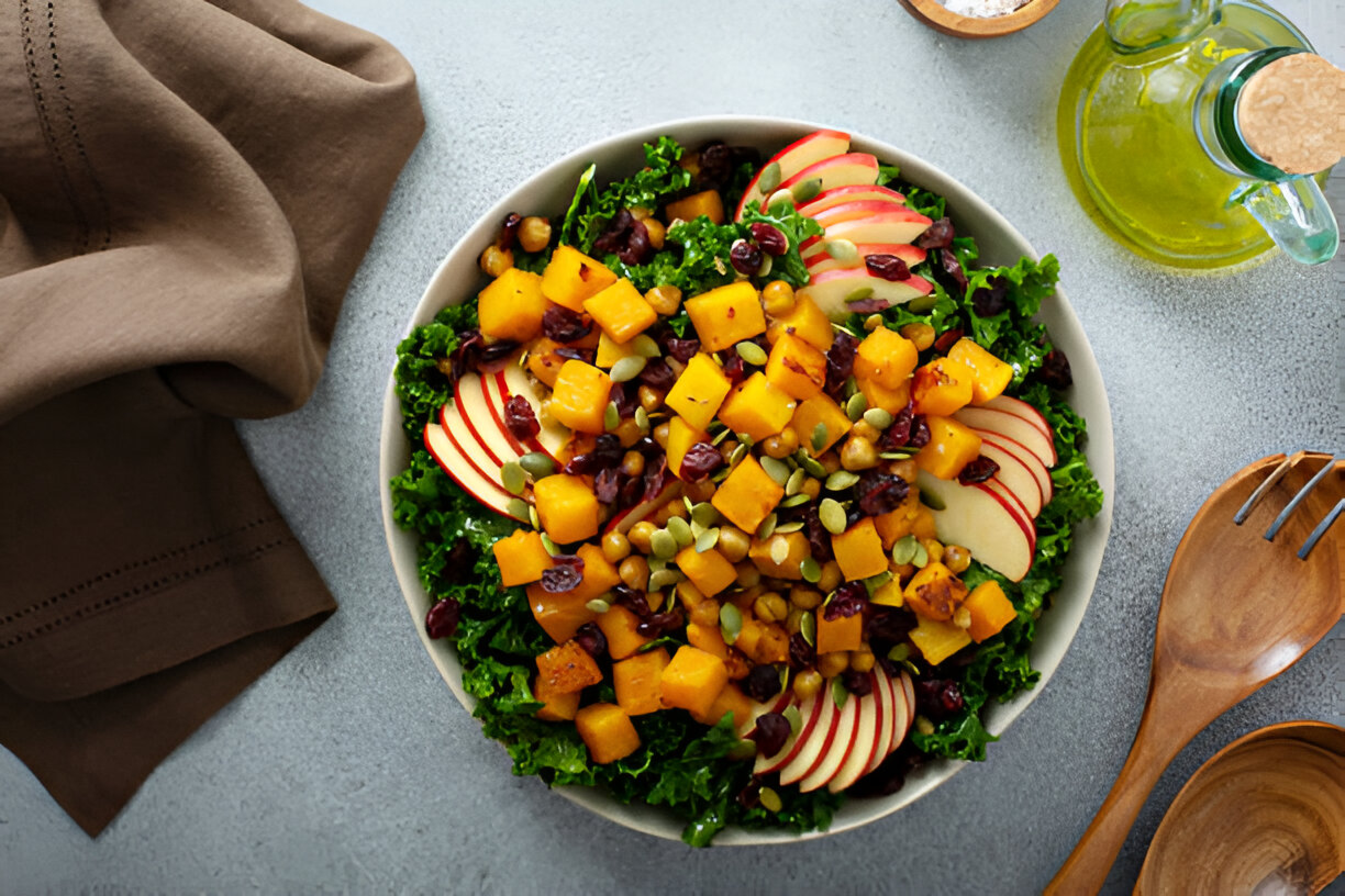 Maple Roasted Pumpkin Salad