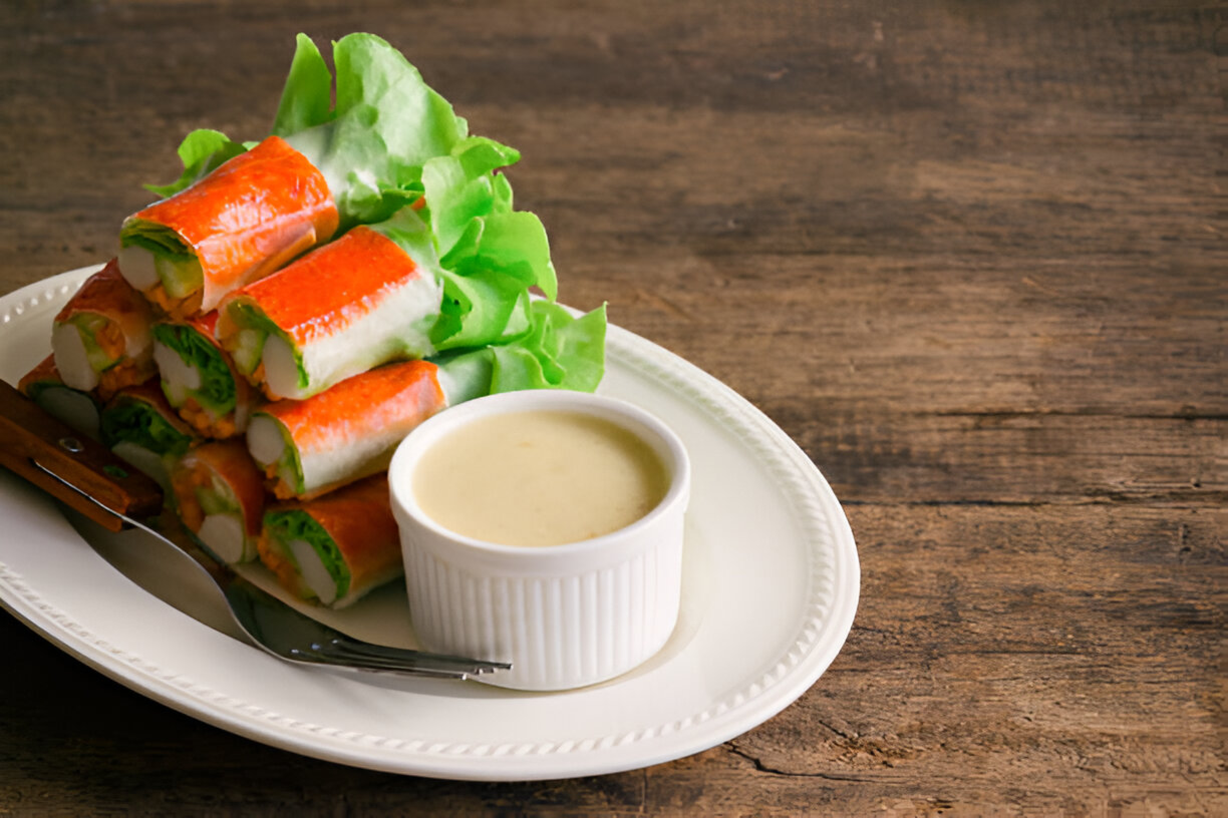 Spring Rolls with Carrot-Ginger Dipping Sauce | Whole Living Eat Well