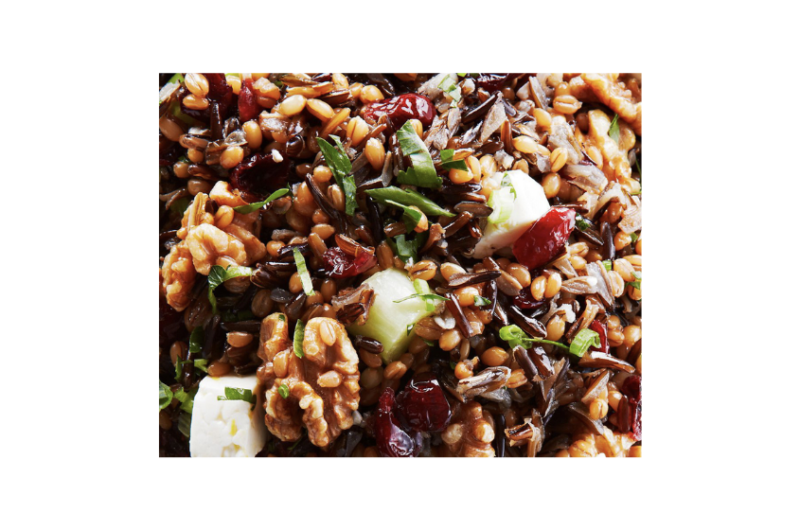 Wheat Berry Salad with Walnuts, Dates, and Celery