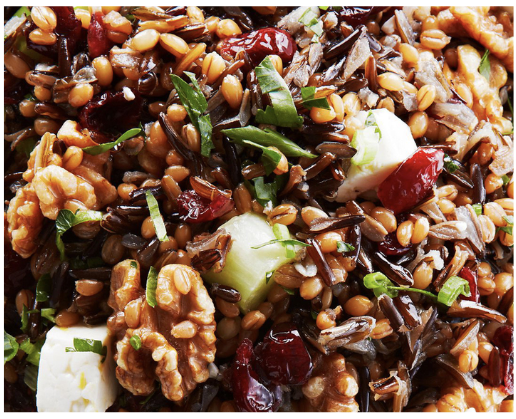 Wheat Berry Salad with Walnuts, Dates, and Celery – Whole Living Eat Well