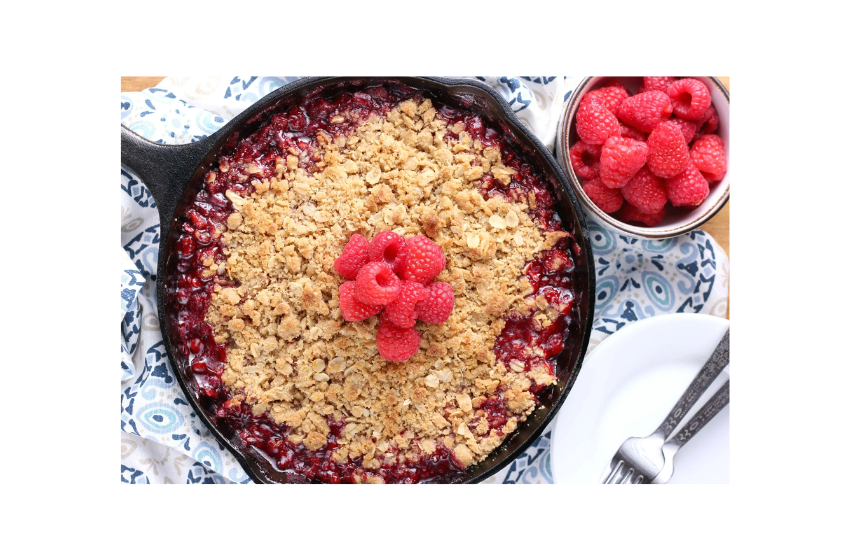 Grilled Raspberry Crisp – Whole Living Eat Well