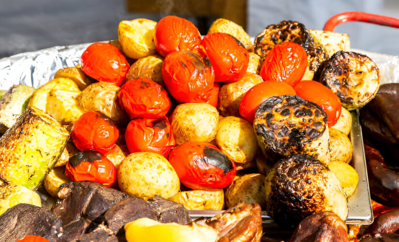 Baked Tomatoes, Squash, and Potatoes – Whole Living Eat Well