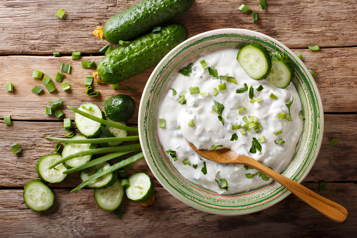 Cucumber-Mint Yogurt Dip – Whole Living Wellness