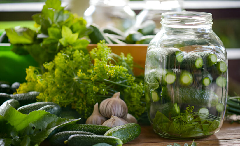 Canned Sour Pickles and Pickling Spice | Whole Living Eat Well