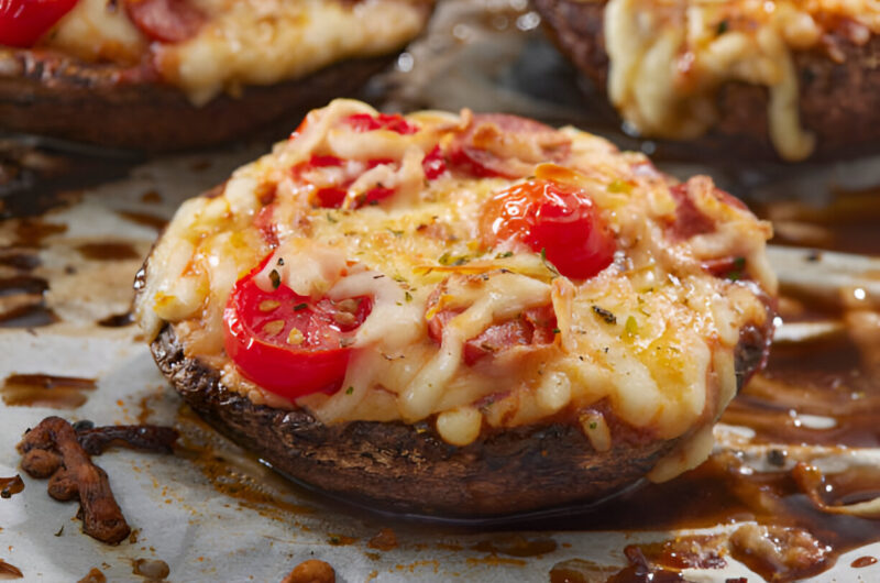 Grilled Portobello Pizzas