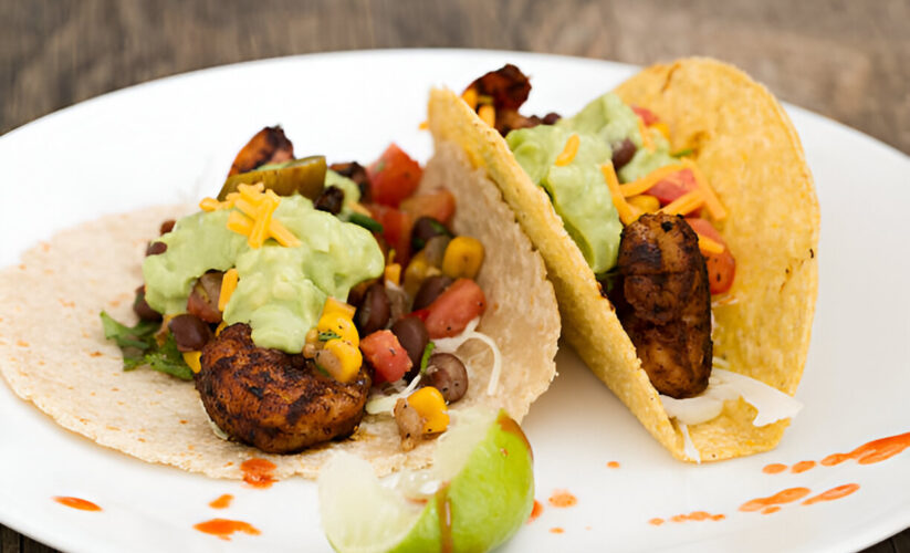 Avocado and Black Bean Tacos | Whole Living