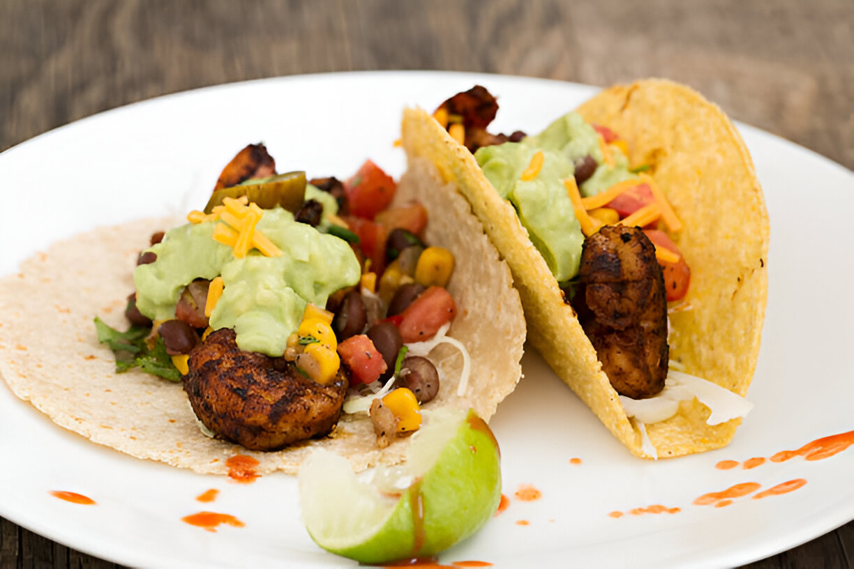 Avocado and Black Bean Tacos | Whole Living