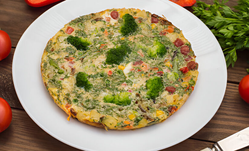 Broccoli-and-Cheese Over-Easy Omelet | Whole Living