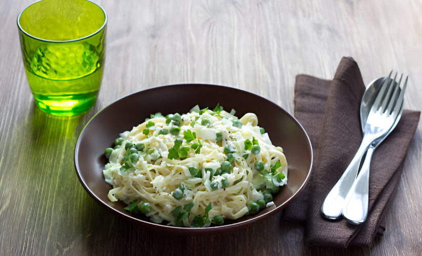 Spaghetti with Collard Greens and Lemon | Whole Living