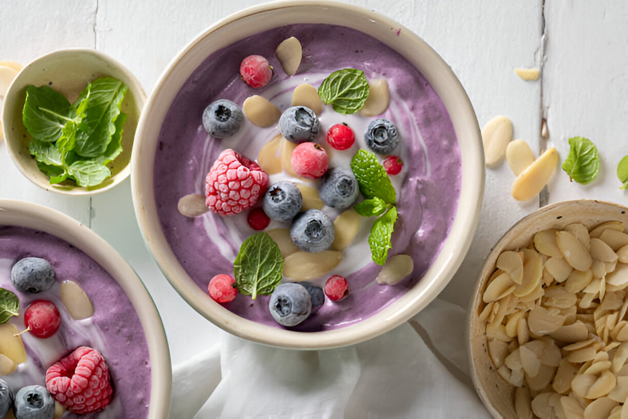 Chilled Blueberry Soup