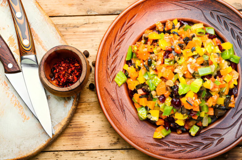 Roasted Fall Vegetables with Lentils