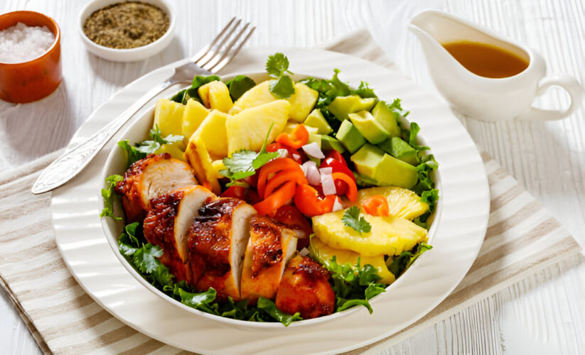 Grilled Chicken with Mango, Bell Pepper, and Avocado | Whole Living Eat Well