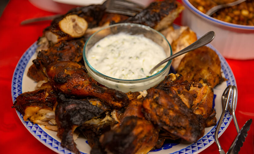 Tandoori Chicken Legs with Raita | Whole Living Eat Well