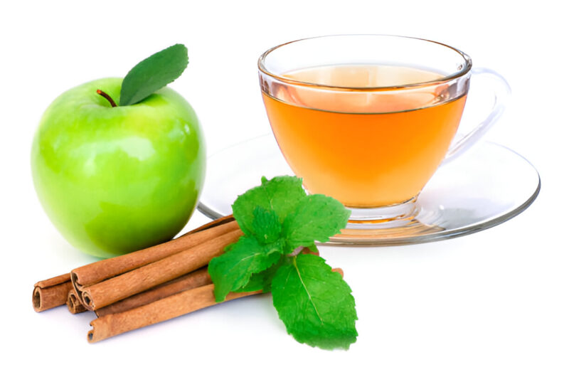 Green Tea Apple Spice Drink