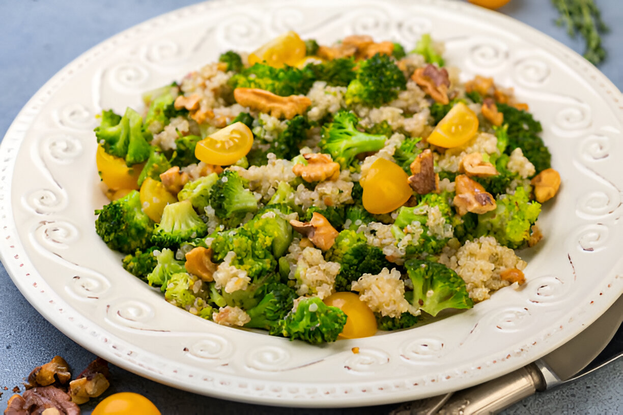 Couscous Salad with Broccoli and Raisins – Whole Living Eat Well