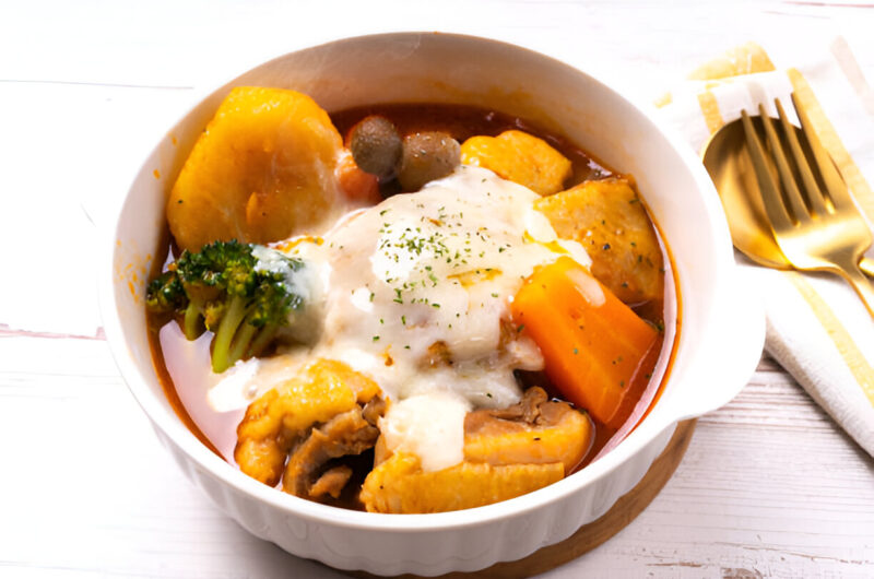 Oyster Stew with Sweet Potato and Leeks