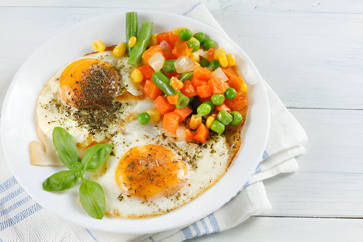 Fall-Vegetable and Quinoa Hash with Poached Eggs – Whole Living Eat Well