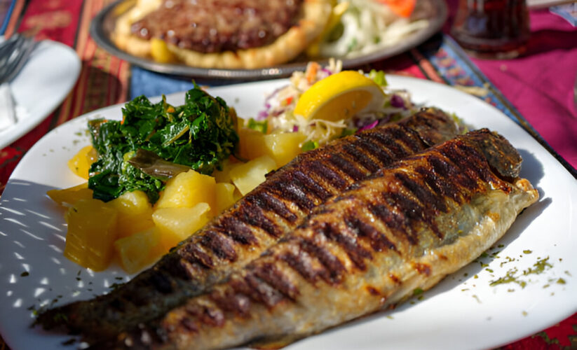 Mustard Trout and Lady Apples | Whole Living Eat Well