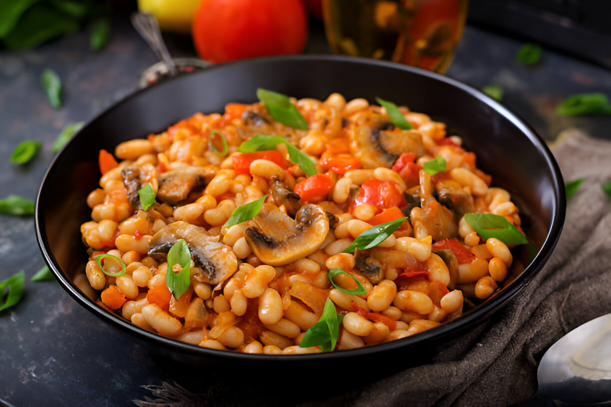 White Bean and Mushroom Stew – Whole Living Eat Well