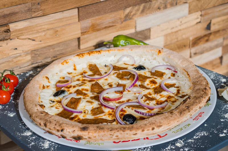 Whole-Wheat Greek Pizza