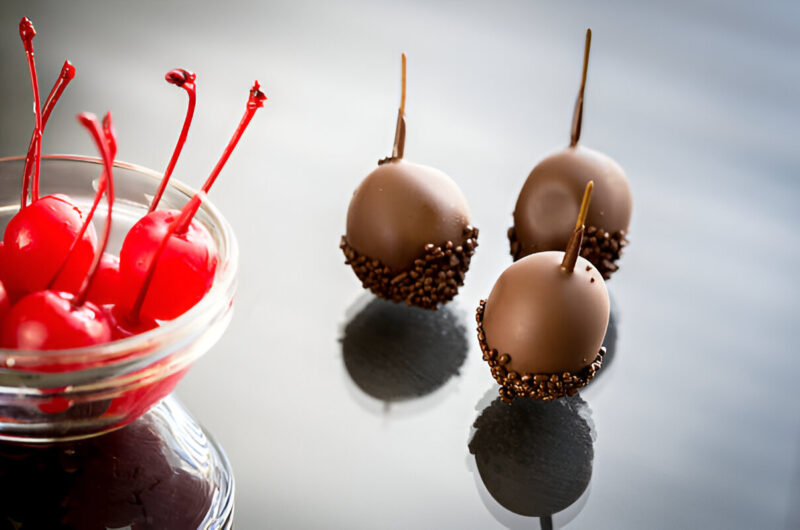 Dark Chocolate-Dipped Cherries