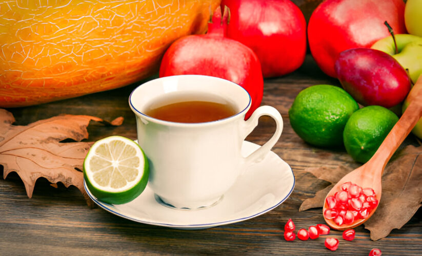 Green Tea with Lemon and Pomegranate – Whole Living Eat Well