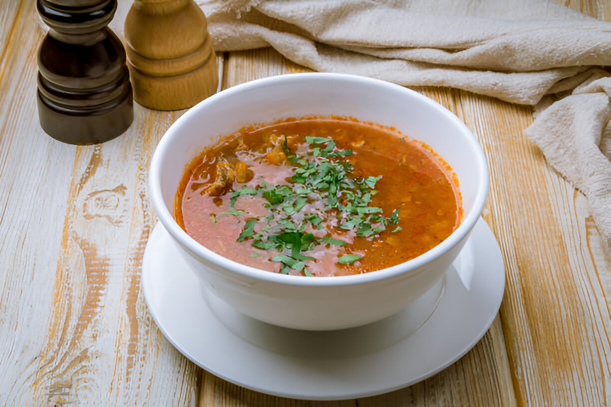 Roasted Red-Pepper Soup with Quinoa Salsa – Whole Living Eat Well