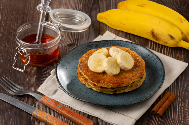 Banana-Oat Pancakes