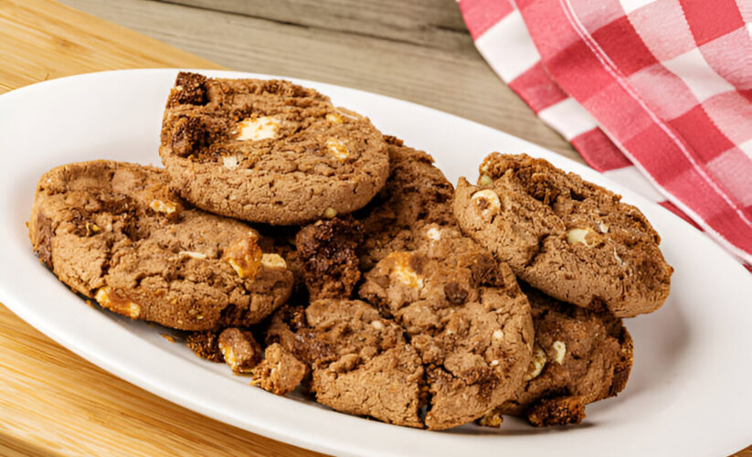 Chocolate-Chunk Cookies with Almonds- Whole Living Eat Well