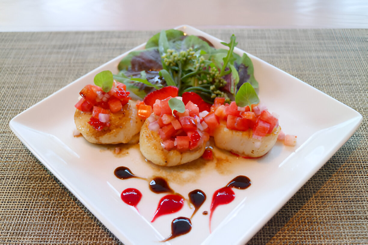 Scallops With Red Grapefruit