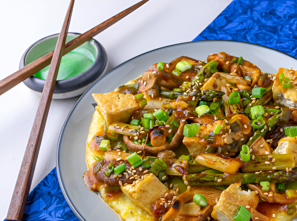 Tofu with Snap Peas and Scallions – Whole Living Eat Well