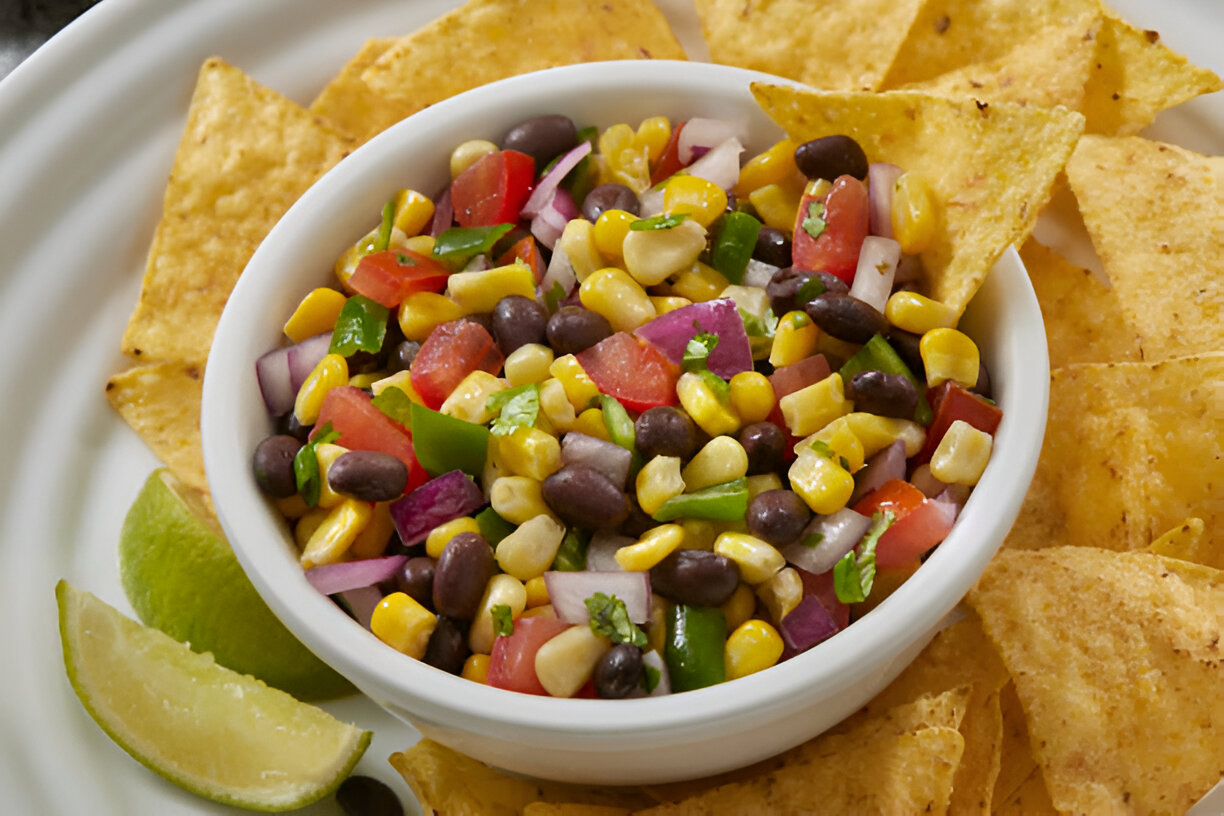 Black Bean Salsa with Tortilla Chips – Whole Living Eat Well