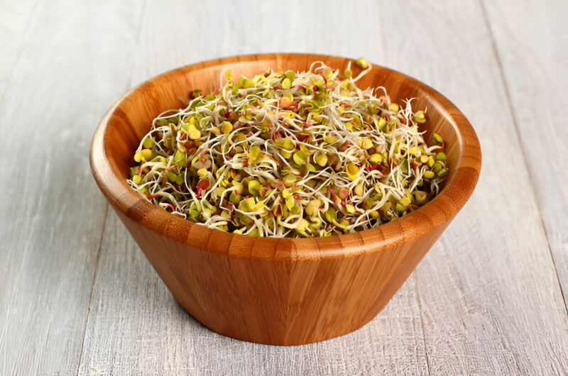 Shredded Brussels Sprouts with Pecans and Mustard Seeds