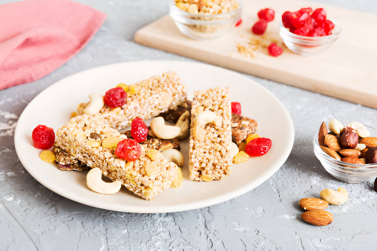 Strawberry Oat Bars