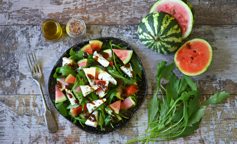 Cantaloupe and Avocado Salad with Honey-Lime Dressing | Whole Living Eat Well