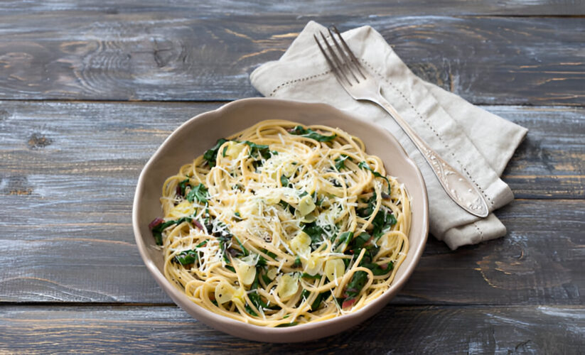 Whole-Wheat Pasta with Pumpkin-Seed and Spinach Pesto – Whole Living Eat Well