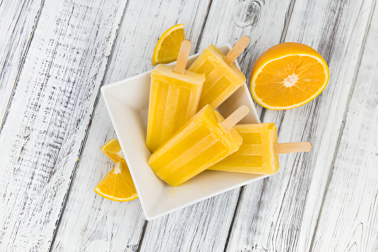 Creamy Mango Pops | Whole Living