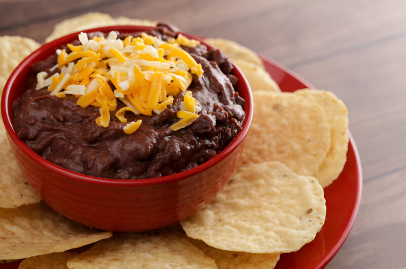 Black Bean Salsa with Tortilla Chips