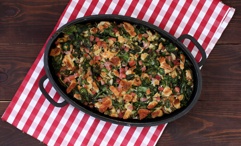 Roasted Red Pepper and Kale Frittata | Whole Living Eat Well