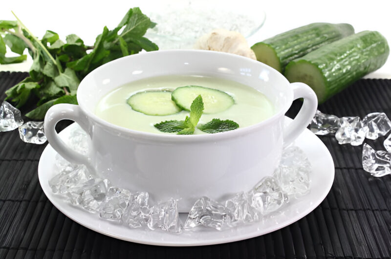 Chilled Avocado-Cucumber Soup