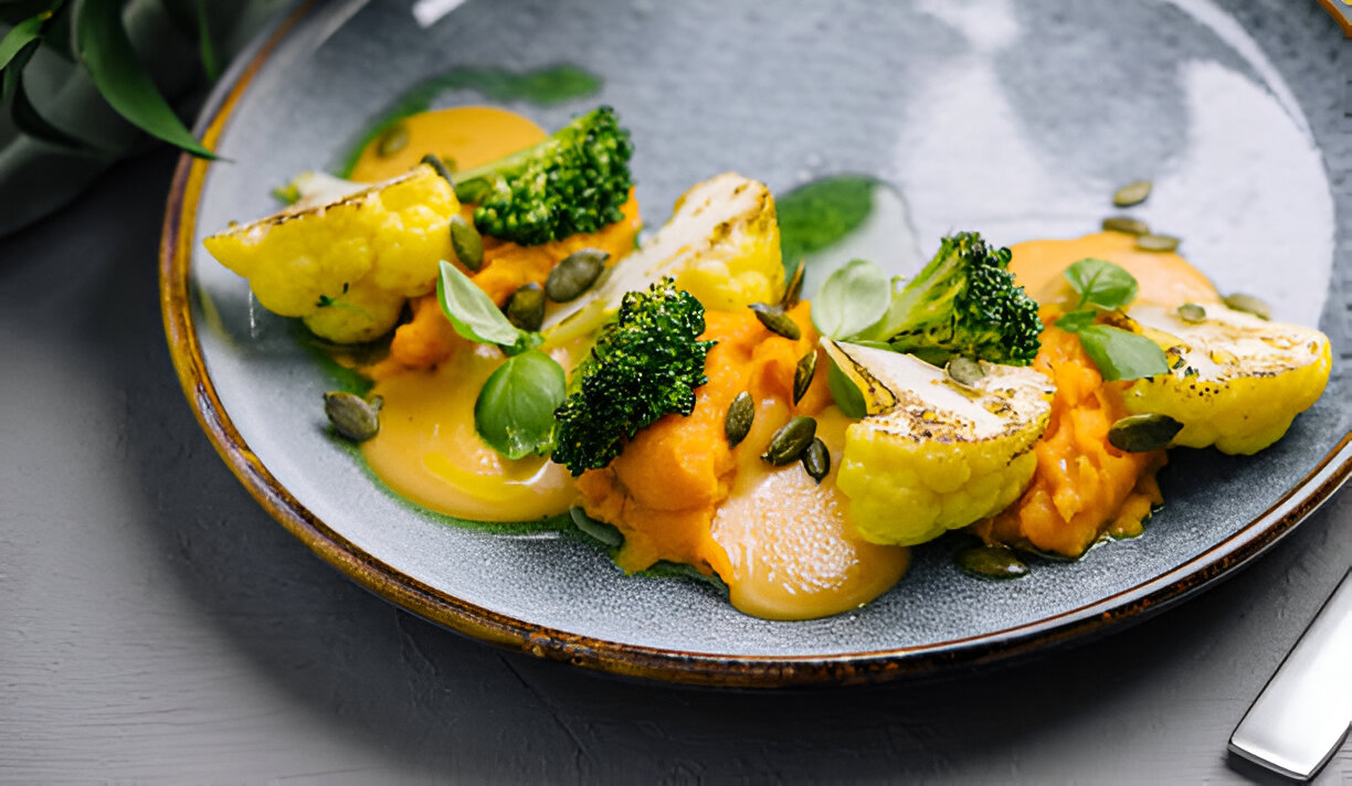 Steamed Broccoli and Squash with Tahini Sauce – Whole Living Eat Well