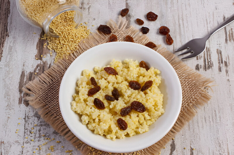 Warm Barley Cereal with Dried Cherries