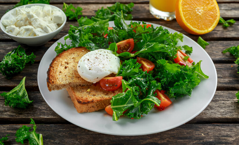 Egg, Kale, and Ricotta on Toast – Whole Living Eat Well