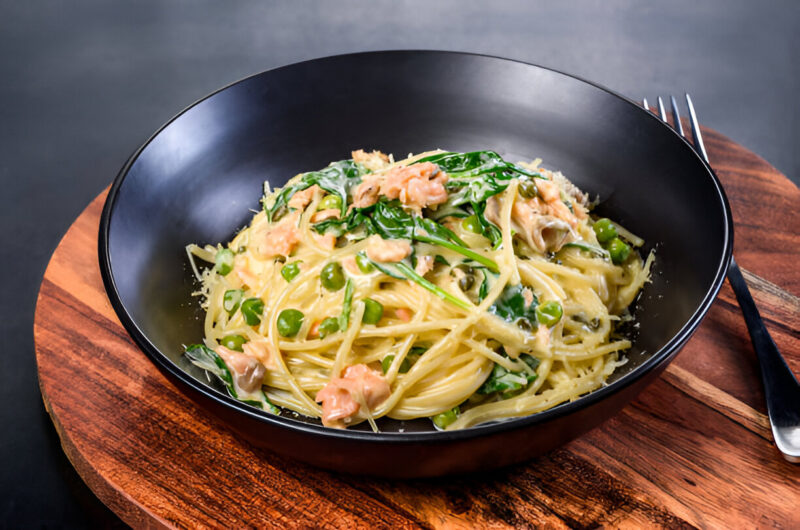 Soba with Salmon and Watercress