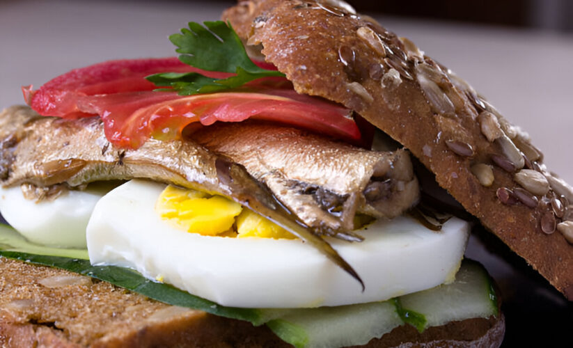 Sardine and Hard-Boiled Egg Sandwich | Whole Living